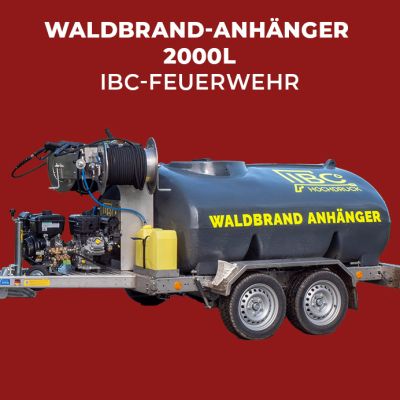 IBC-Waldbrandanhänger 2000 Liter