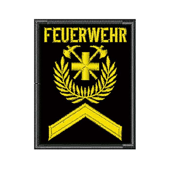 Gradabzeichen F1 Mit Aufschrift «Feuerwehr» Mit Klett