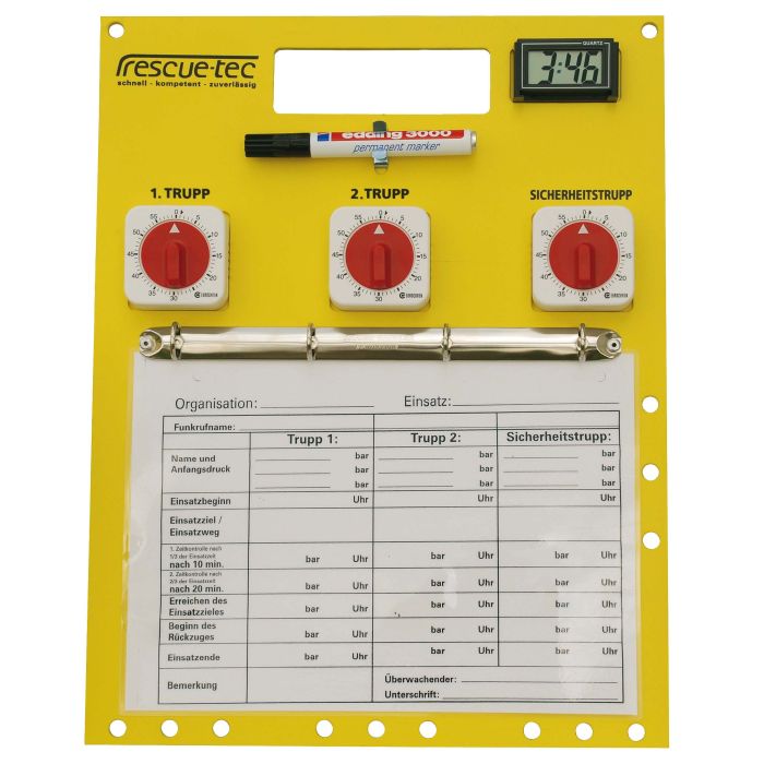 Atemschutzüberwachungstafel Hoch