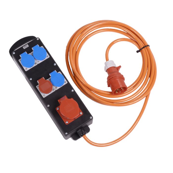 Hartgummi-Steckbatterie 250 – 400 Volt