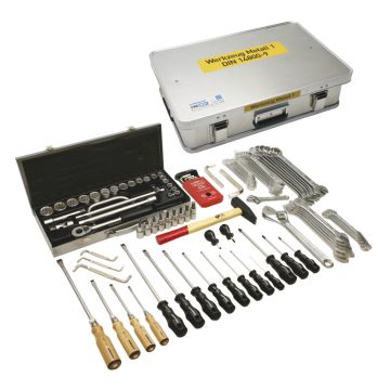 Set d'outils en métal 1 DIN 14800-WKM 1, en coffret Dönges