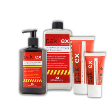 Produit lavant pour la peau après incendie PAK-EX 