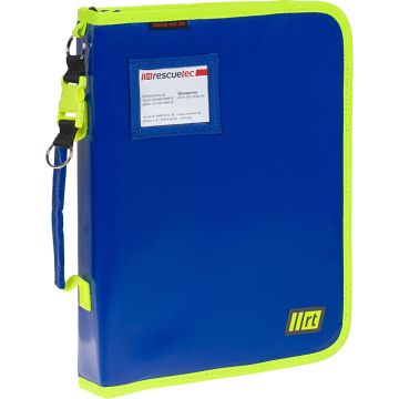 rescue-tec Carnet de route Organizer DIN A4, bâche bleue