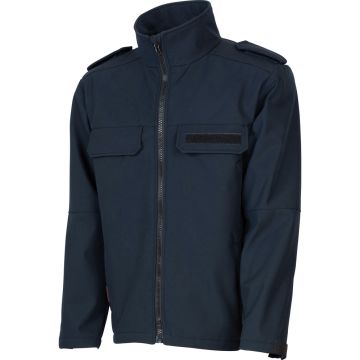 rescue-tec Softshelljacke Feuerwehr, mit Schulterklappen