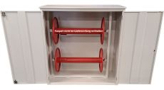 Armoire murale pour enrouleurs de tuyaux incendie