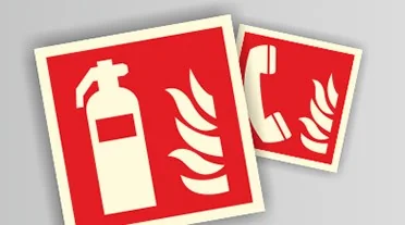 Panneaux de signalisation incendies