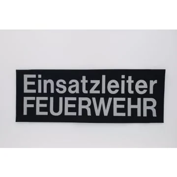 Rückenbeschriftung zweizeilig positiv