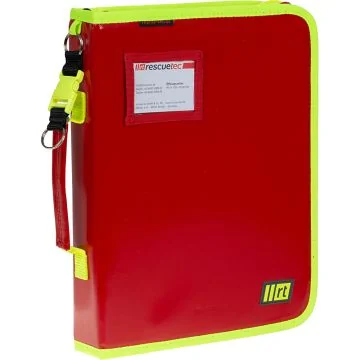 rescue-tec Fahrtenbuch Organizer DIN A4, Plane, rot