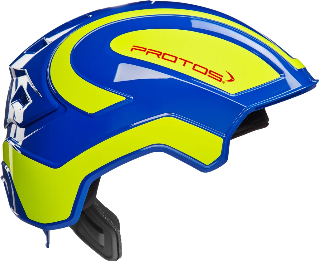 Pfanner Protos Integral Climber Schutzhelm (blau/gelb)