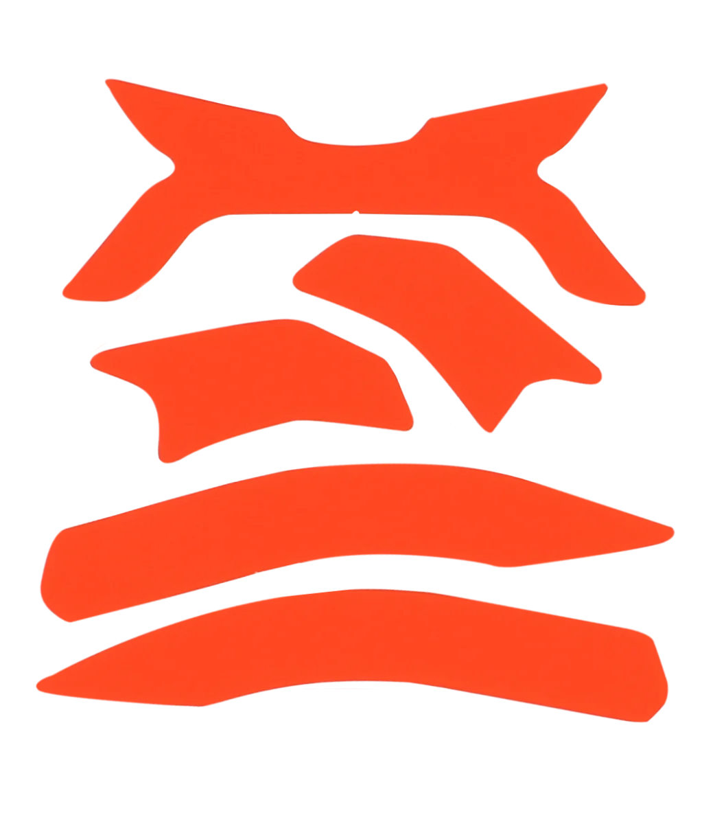 Aufkleber rot