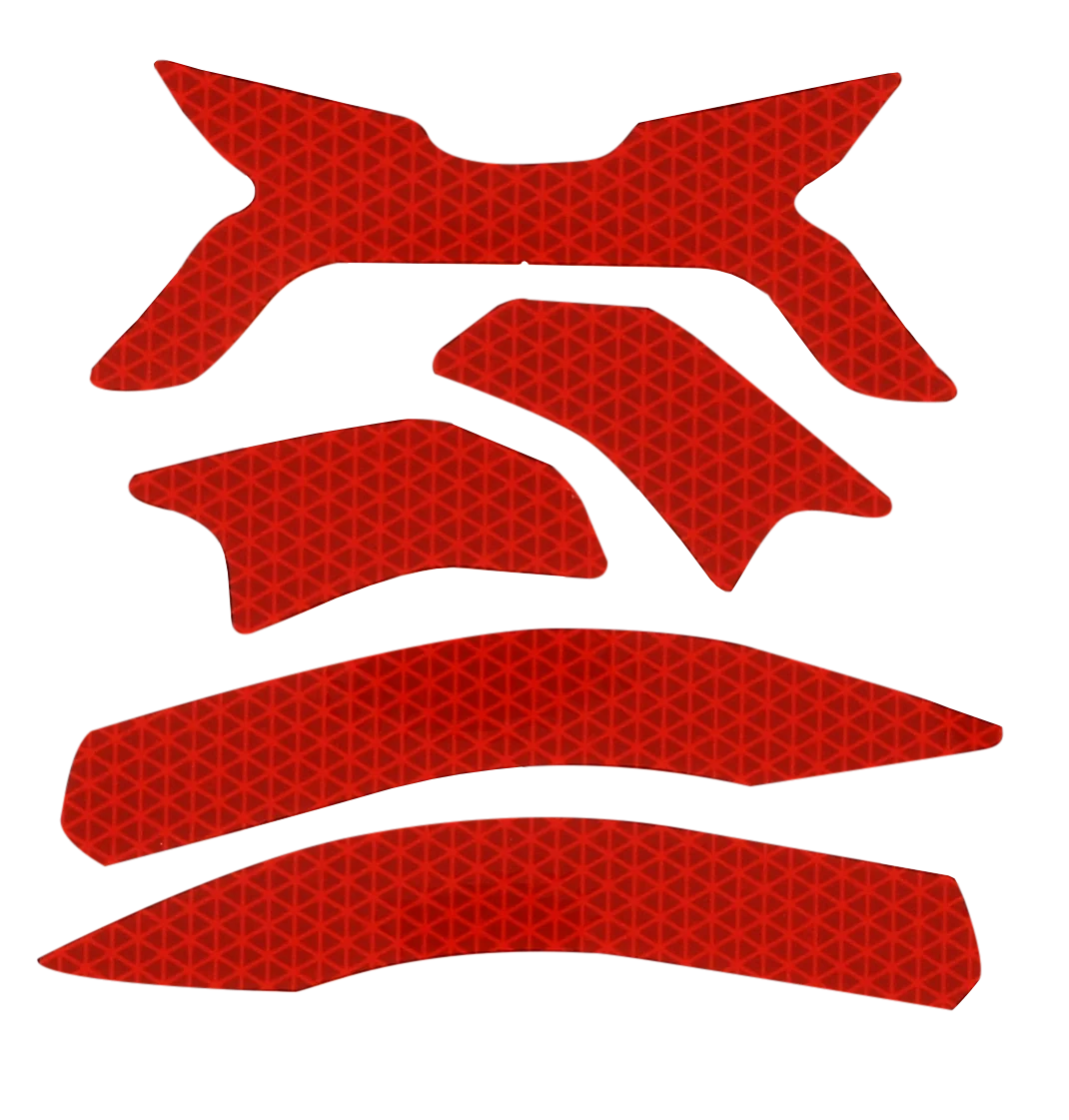Aufkleber Prisma rot