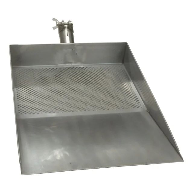 Pelle pour absorbants, en tôle perforée