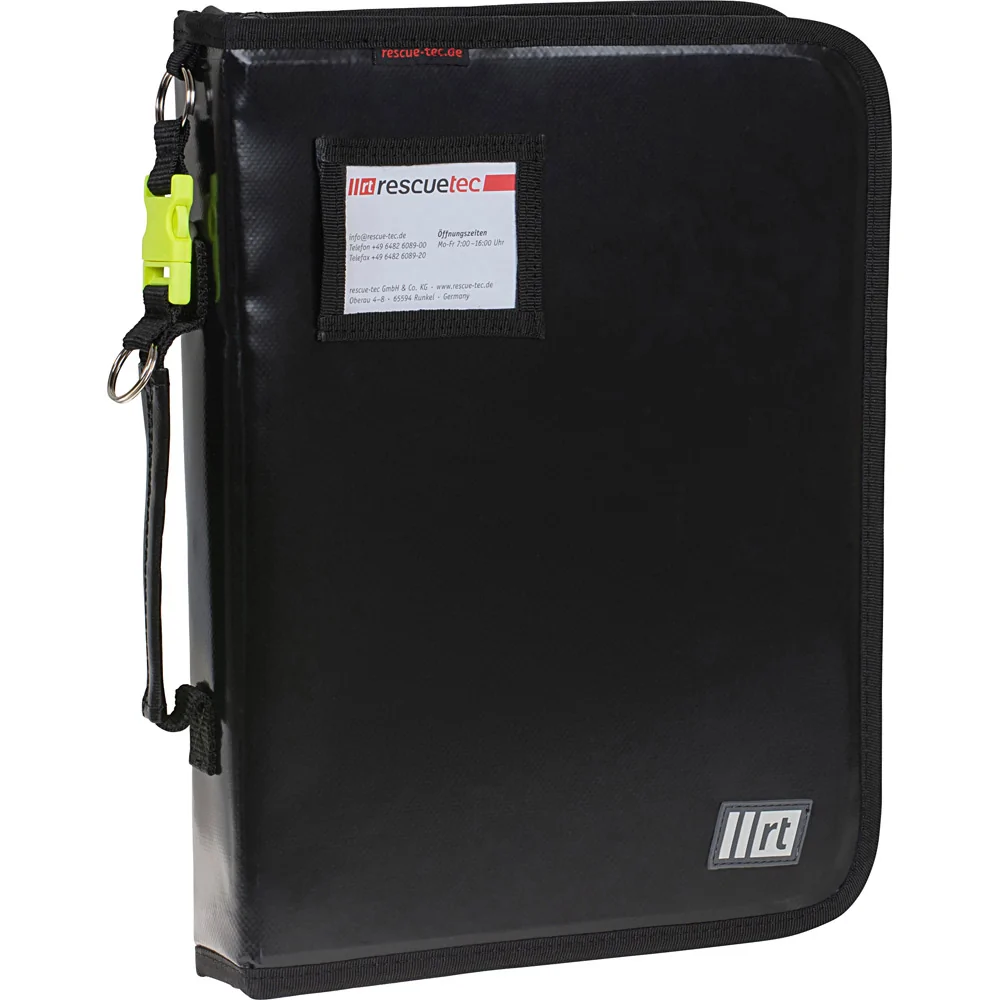 rescue-tec Fahrtenbuch Organizer DIN A4, Plane, schwarz