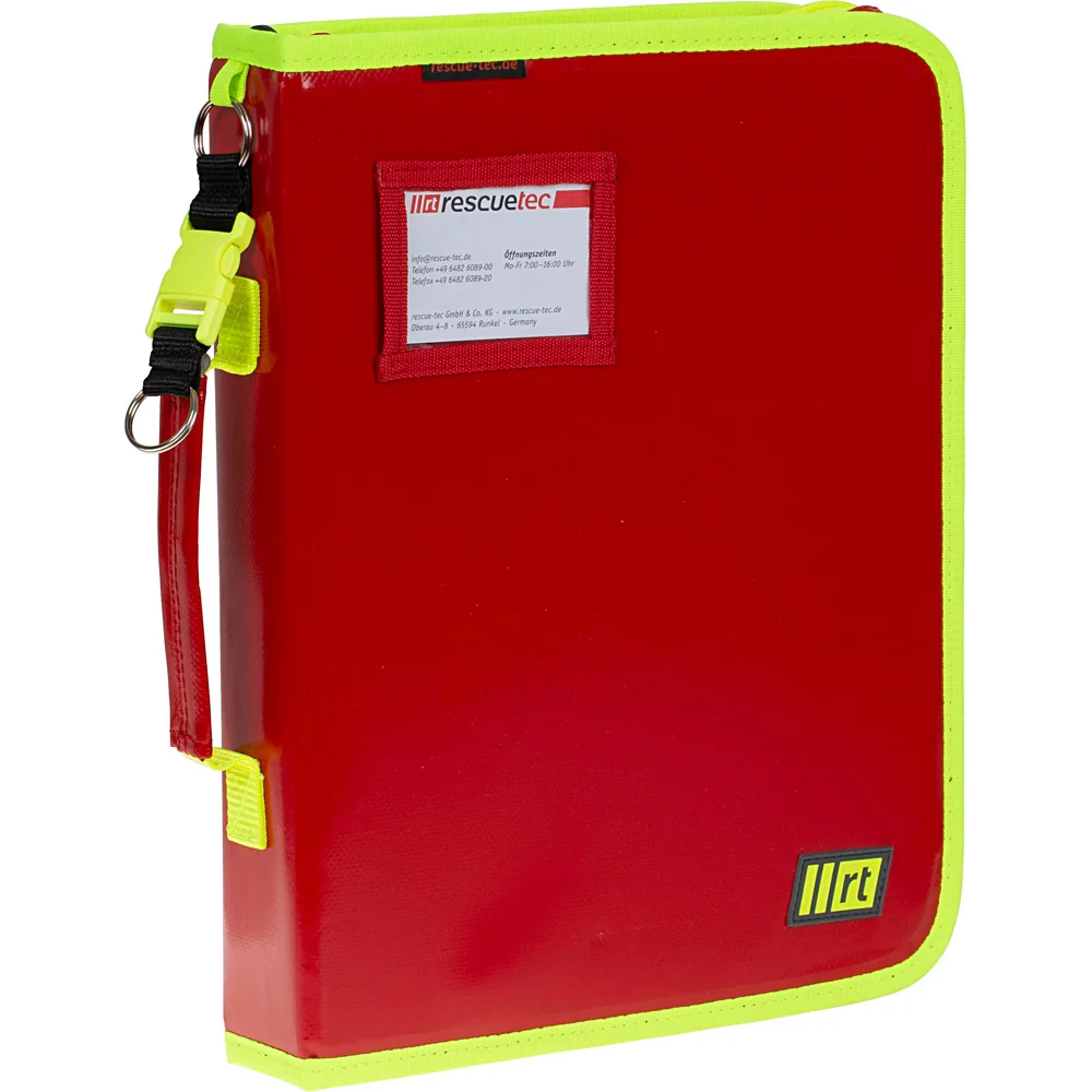rescue-tec Fahrtenbuch Organizer DIN A4, Plane, rot