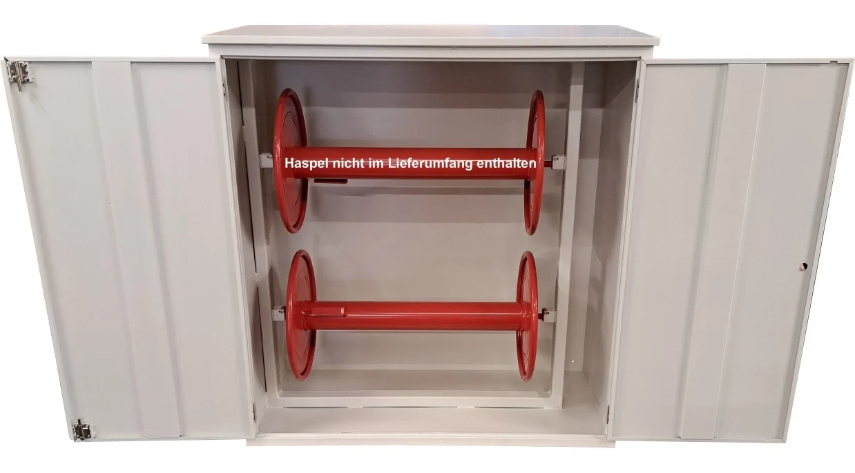 Armoire murale pour enrouleurs de tuyaux incendie