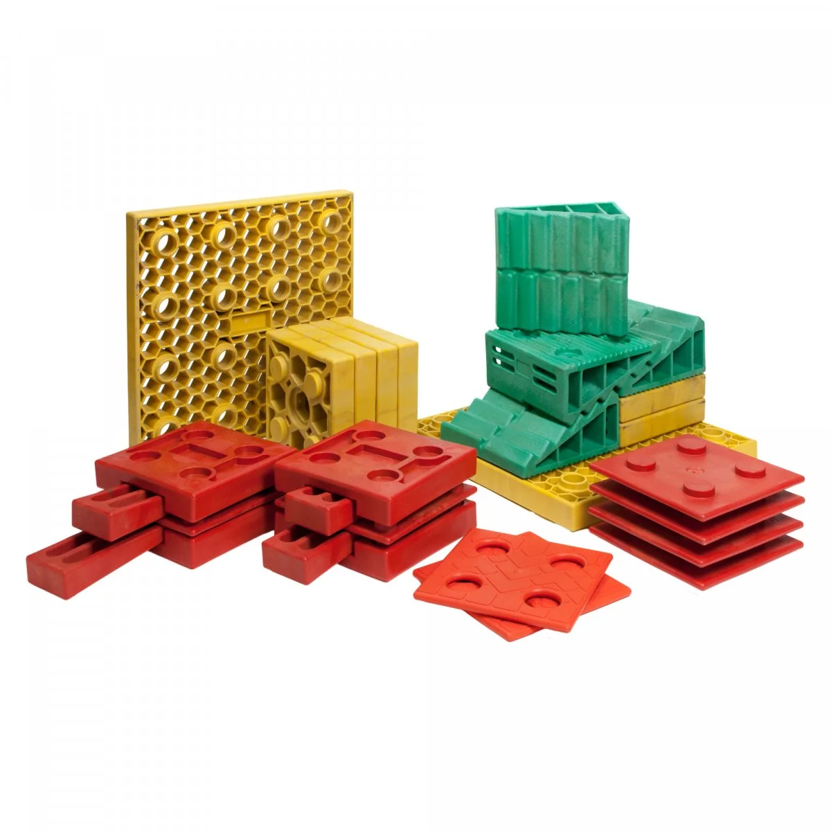 MULTIBLOX SET 2 Unterbaumaterial für Feuerwehren - im Kunststoffkasten
