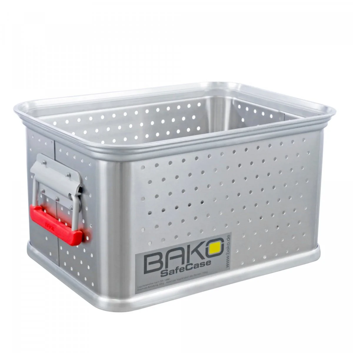Caisse de transport en aluminium SafeCase vide, DIN 14880