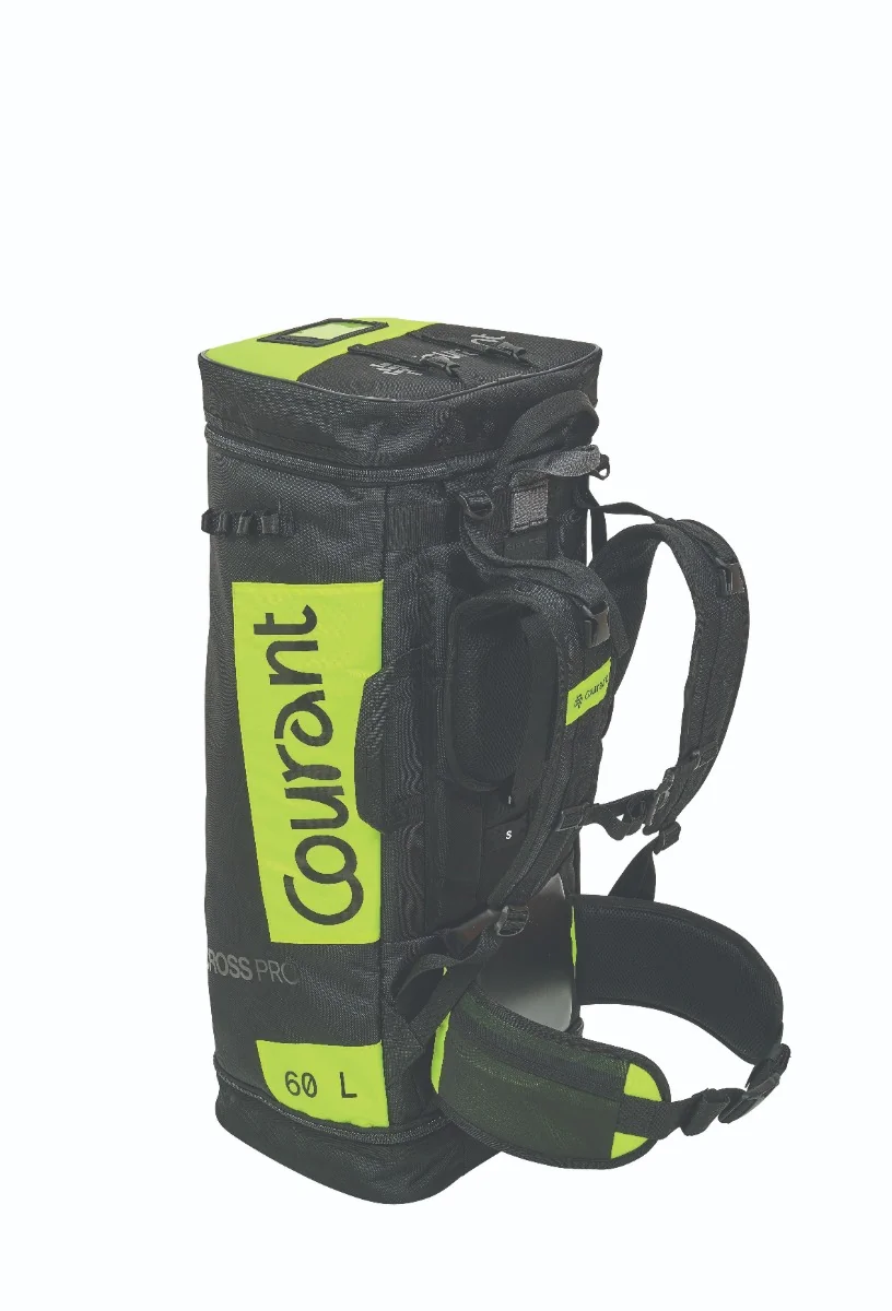 Sac à dos Courant Cross Pro 60 litres, noir/jaune